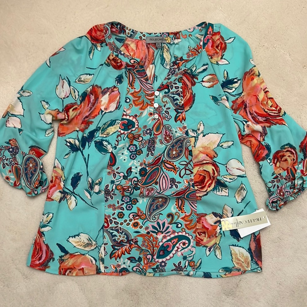 NWT - Figueroa & Flower Blouse